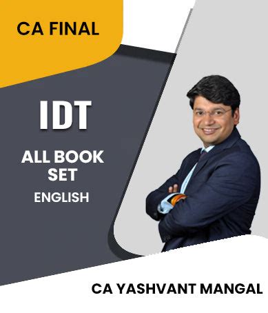CA Final IDT All Books Set by CA Yashvant Mangal