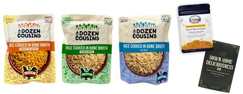 A Dozen Cousins Rice Pouches - 3 Flavors; 2 each: Spanish Yellow ...