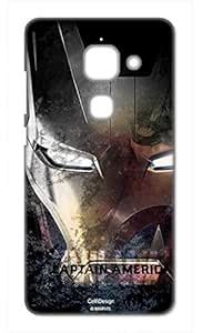 Celfi Design Marvel Civil Mask Back Cover Case LeTv LeEco Le Max 2 ...