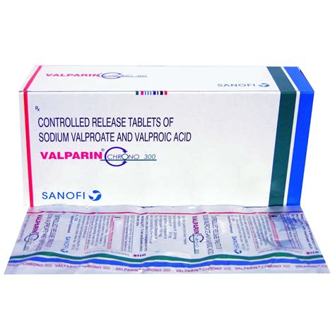 Valparin Chrono 300 Tablet 10's Price, Uses, Side Effects, Composition ...