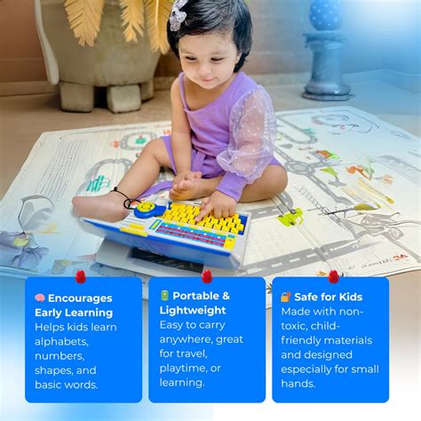Buy Baby Learning Laptop Toy, Educational Kids Laptop with Music