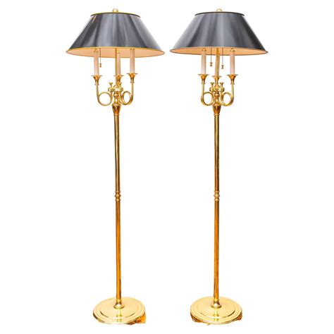 Pair of Baldwin Heavy Brass Floor Lamps at 1stDibs | baldwin brass ...