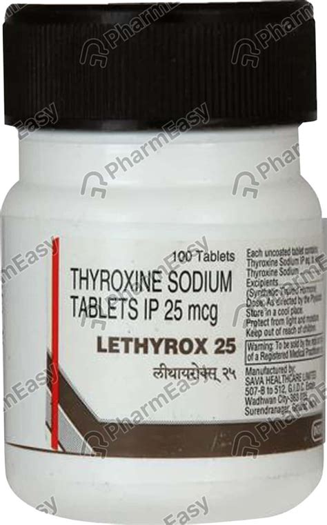 Thyromed 25 MCG Tablet (100): Uses, Side Effects, Price & Dosage ...