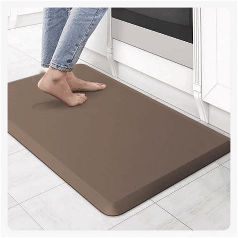 Anti-Fatigue Floor Mat | Dark Brown-(with/without)Design | LifeKrafts ...