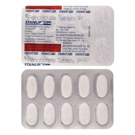 Stanlip 145mg - Strip of 10 Tablets : Amazon.in: Health & Personal Care