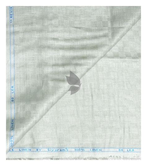 Siyaram's "Revista Collection" 100% Pure Royal Linen 60 Lea Jacquard ...
