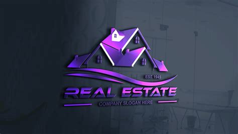 Real Estate Company Logo Design Template – GraphicsFamily