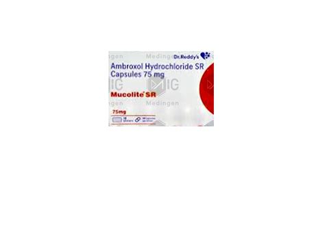 Mucolite SR 75 Tablet: View Uses, Side Effects, Price & Substitutes