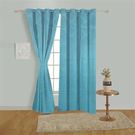 Buy SWAYAM 1Pc Jacquard Blackout Door Curtain from Swayam at just INR ...
