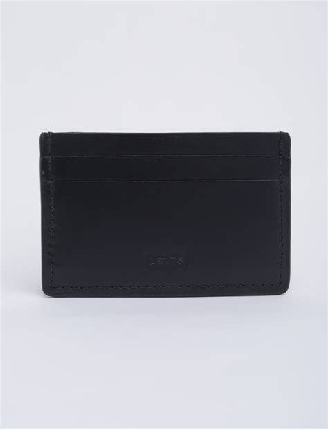 Men's Black Solid Card Holder – Levis India Store