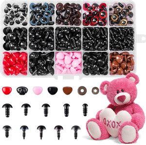 PROBEROS Safety Eyes Noses Washers Kit for Doll Making Crafts - Safety ...