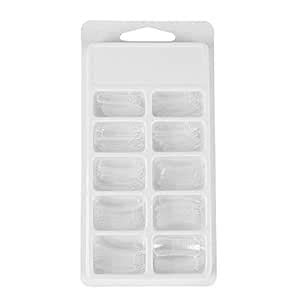 Homely L-08 100PCs/Case Dual Forms False Nail Mold Clear Full Cover ...