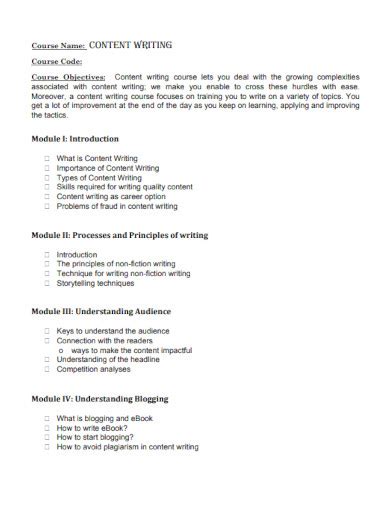 Image result for Sample of Content Writing