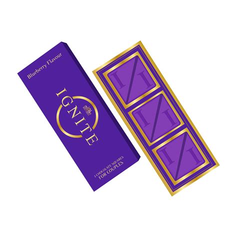 MBDH Wellness Ignite Chocolate Bars (1 Box), Luxurious Blueberry ...