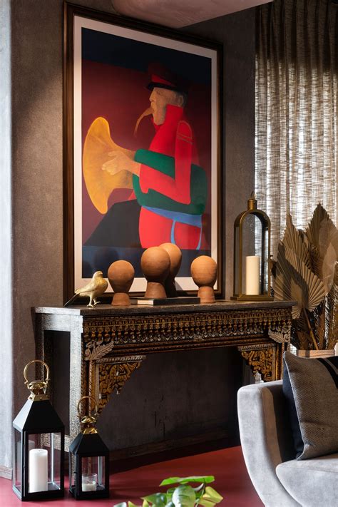 Inside a 4BHK Mumbai home that's rich in handcrafted Indian design ...