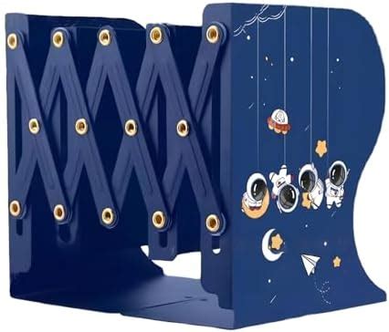 Amazon Basics Adjustable Metal Bookend for Heavy Books | Organizer ...