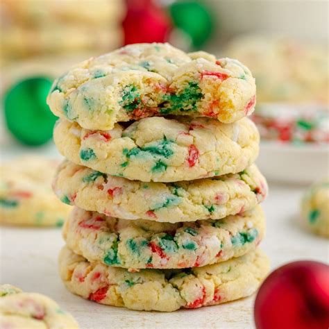 Christmas Gooey Butter Cookies - Semi Homemade Kitchen