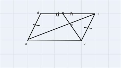 quadrilateral ABCD is a parallelogram, p is the midpoint of side CD ...