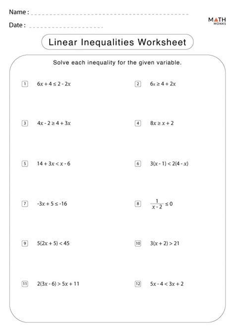 Linear Inequalities Maths Tutor 的图像结果