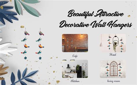 Artvibes Colorful Birds Wall and Door Hanging for Home|Gift, Wall ...