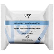 No7 Biodegradable Makeup Removing Wipes | Walgreens