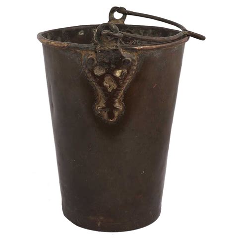 Brass Golden Water bucket With Swing Handle