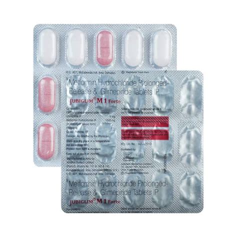 Jubiglim M 1mg Forte Strip Of 15 Tablets: Uses, Side Effects, Price ...