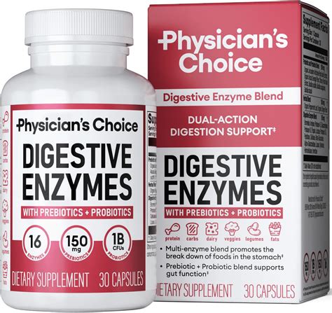 Amazon.com: Physician's CHOICE Digestive Enzymes - Multi Enzymes ...