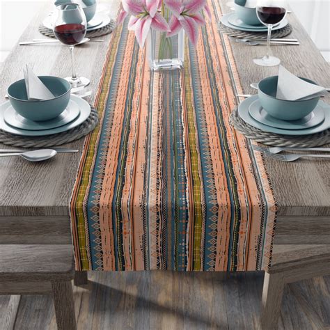 Ethnic Boho Table Runner | Bohemian Table Runner | Rustic Table Runner ...