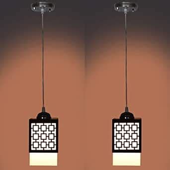 Buy G Gojeeva The Wooden Hanging Lamp Style Hanging Lamp Creative Wood ...