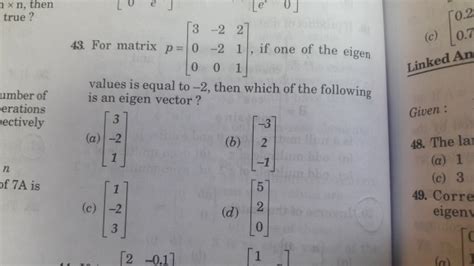 Linear Algebra: Eigen Vector