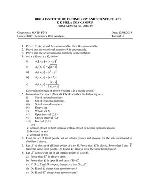 Era notes-12 - lecture notes - Elementary Real Analysis - Studocu