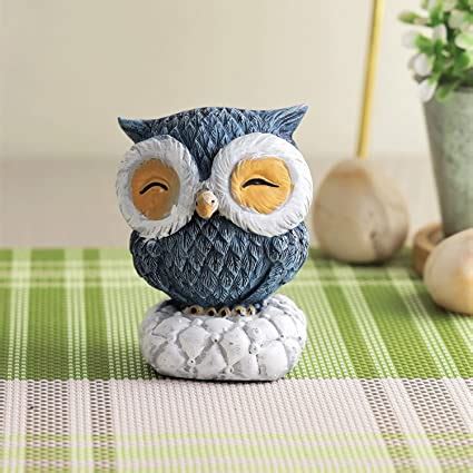 CraftVatika Resin Mother Owl with Baby Owl Decorative Showpiece ...