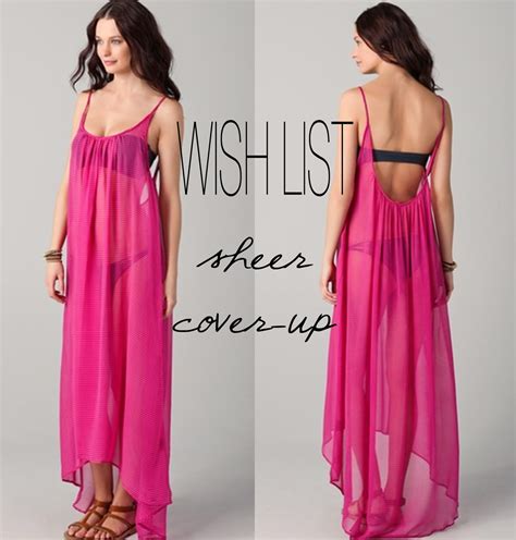 Alexandra Hansen: Wish List: Sheer Cover Up Dress