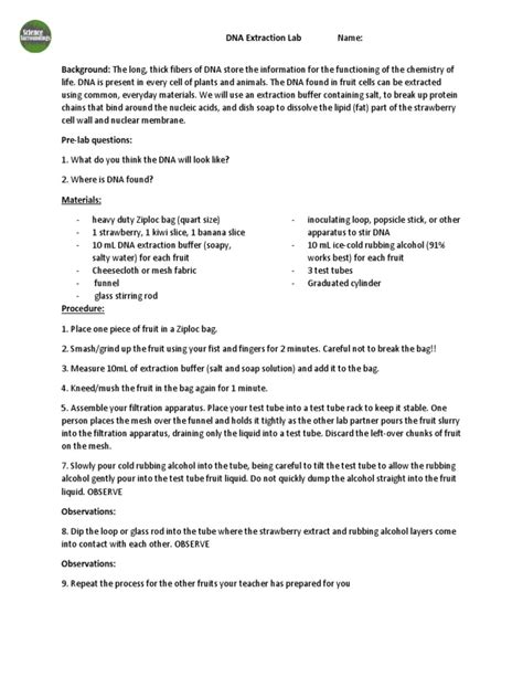 DNA Extraction Lab Report 的图像结果