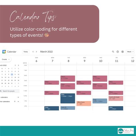 Image result for Color Coding Tasks in Google Calendar