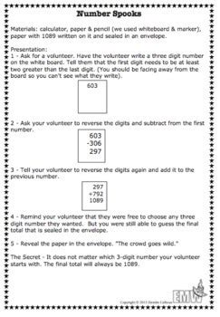 Image result for Math Magic Tricks