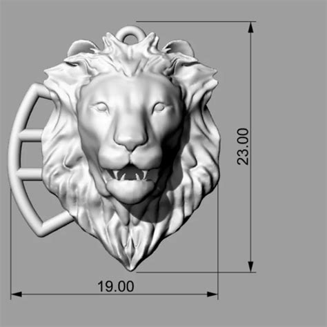 Premium Lion 3D Model STL & 3DM Files for 3D Printing