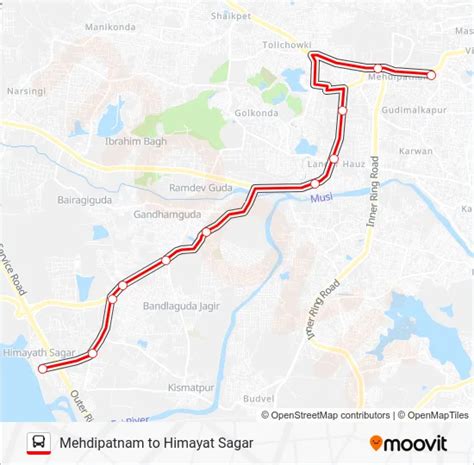 188H Route: Schedules, Stops & Maps - Himayat Sagar (Updated)