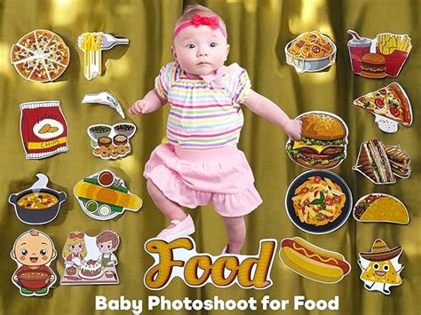 Food Photo Booth Props for Kids | 20+ Piece Pizza & Burger Set – archati
