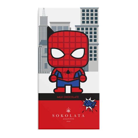 Agapitos SPIDER SuperHero Milk Chocolate 100gr | Greek Deli Goods ...