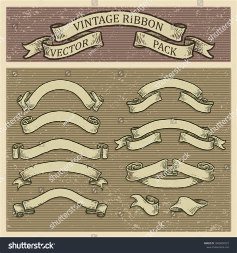 Retro Vector Ribbon