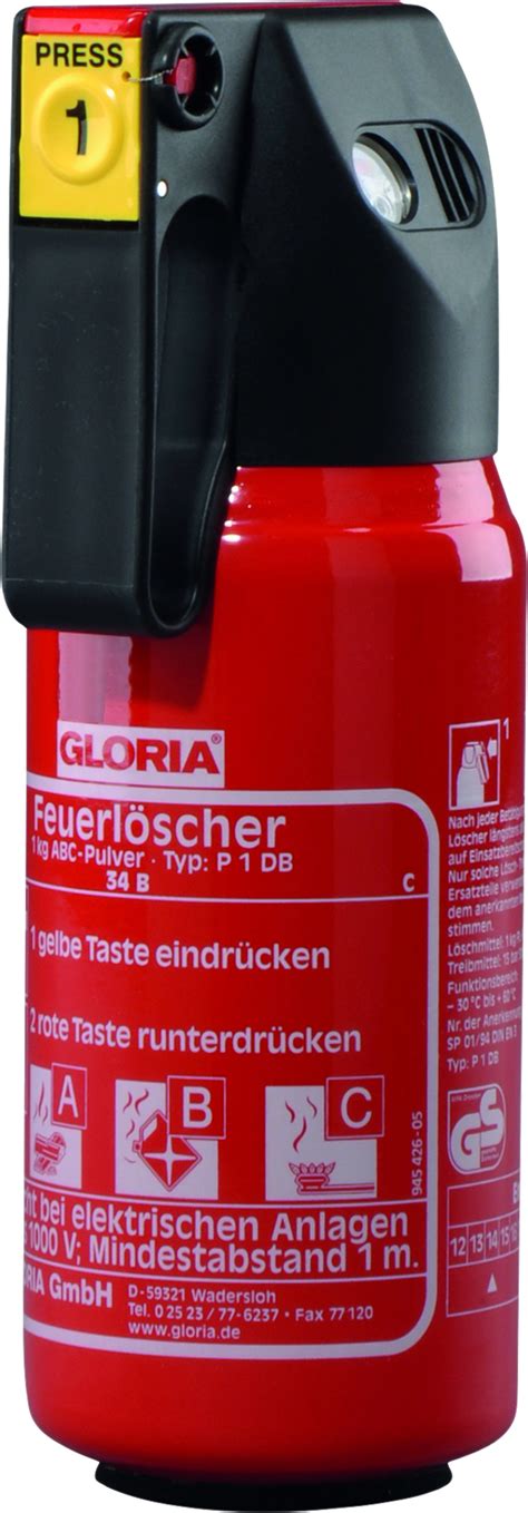 GLORIA Powder fire extinguisher - Berger Camping