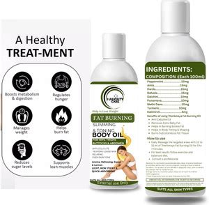 NaughtyCare Pure Natural Fat Burning Oil for Body Shaping and Cellulite ...