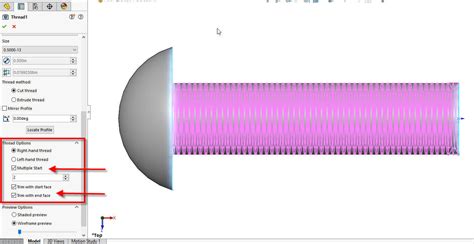 Thread in SolidWorks 的图像结果