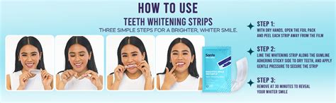 Sanfe Teeth Whitening Strips | Brighter Smile Instantly | Enamel safe ...