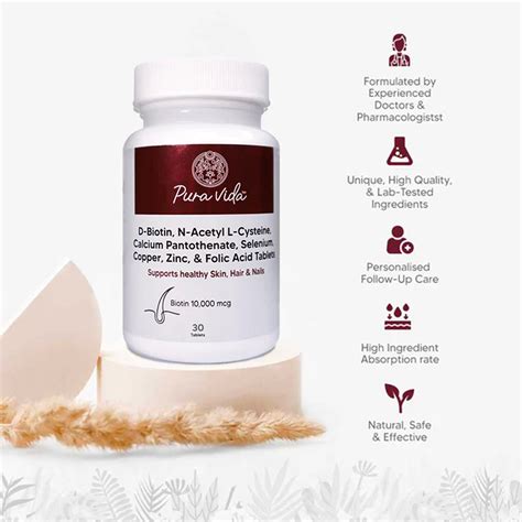 Biotin 10,000 mcg | Best Biotin Tablets for Hair Growth – My Pura Vida