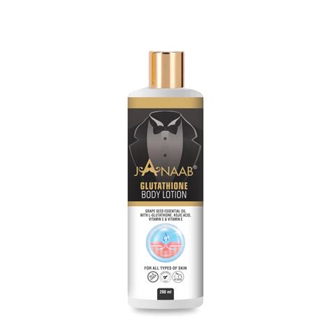 Buy Janaab Glutathione Body Lotion 200 ML | Grape Seed Essential Oil ...
