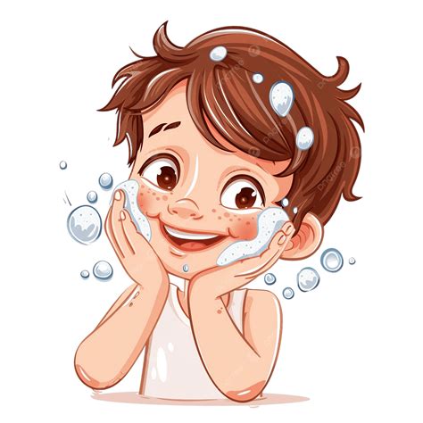 Image result for Washing Face Picture Man Cartoon