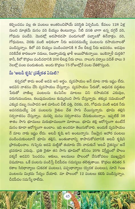 సిరిధాన్యాలు - చిరుధాన్యాలతో సంపూర్ణ ఆరోగ్యం - Dr Khader Vali Book ...